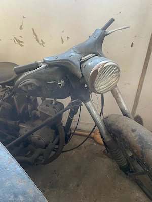 Motocicleta Cu ATAS MZ 1962