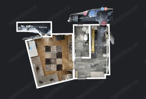 Titan - Costin Georgian, 1 minut metrou, garsoniera dubla, comision 0% - imagine 12