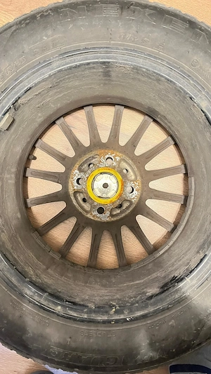 Jenti aliaj 15" + cauciucuri iarnă  - imagine 2