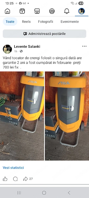 tocător de crengi 