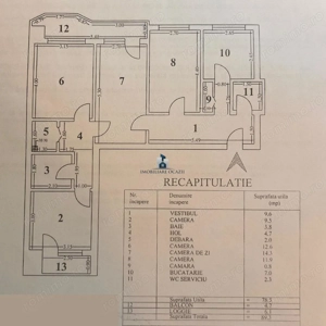 Apartament 4 Camere Semidecomandat Bd.Alexandru Obregia - imagine 8