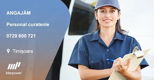 Angajam personal curatenie - Timisoara (4h)