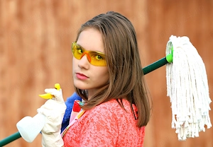 Clean service contact  service 
