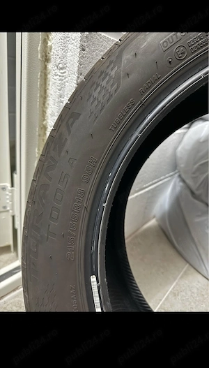 Vând 4 anvelope de vară Bridgestone Turanza T005A, 215 55 R18 95H - imagine 3