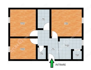 Apartament 3 camere decomandate in zona Vasile Aaron din Sibiu - imagine 6