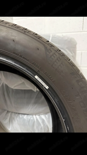 Vând 4 anvelope de vară Bridgestone Turanza T005A, 215 55 R18 95H - imagine 4