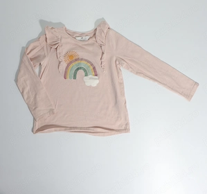   Set 4 bluze maneca lunga pentru fetite- Disney, H&M, Trolls marimea 122 128   - imagine 4