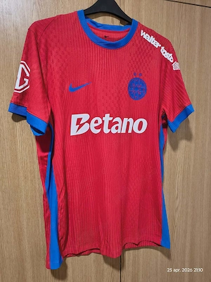 Tricou Fotbal Adulti, Nike FCSB 25 26 Rosu, Oficial,mărim. XL