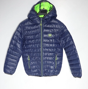 Geacă matlasată RESERVED băieți, mărimea 134 (10 ani)   Bleumarin Verde Neon 