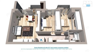 Apartament modern cu 3 camere, 2 balcoane si parcare – Zona Soarelui - imagine 11