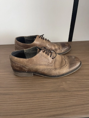 Pantofi Brogue 40 Vintage conditie foarte buna - imagine 3