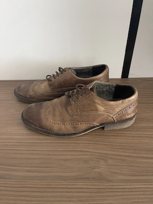 Pantofi Brogue 40 Vintage conditie foarte buna - imagine 4