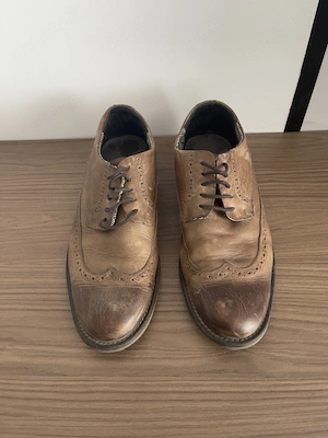 Pantofi Brogue 40 Vintage conditie foarte buna - imagine 2