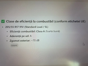 Cauciucuri vara Giti Synergy 205/55/R17 si Hankook Ventus Prime 205/60/R16 - imagine 6