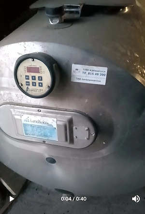 Tanc de răcire lapte 900 l