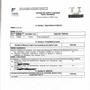 Teren Extravilan 23000 mp aproape de centura Lugojului