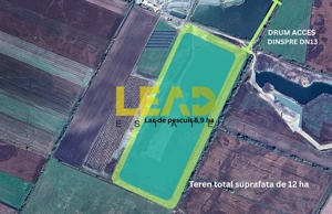 Lac de pescuit 9 ha, pe un teren intravilan de 12 ha, langa Brasov, COMISION 0% - imagine 2
