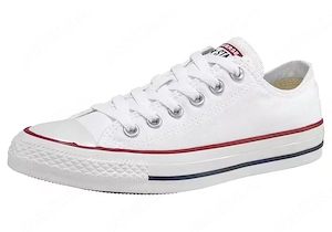 Tenisi unisex Converse Chuck Taylor All Star Ox, culoare alb, marimea 40, model clasic basketi adida