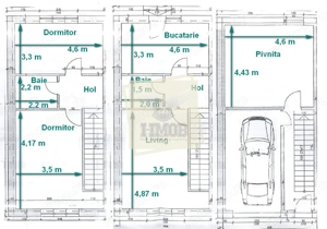 Casa mobilata 4 camere 2 bai si garaj in Turnisor - imagine 13