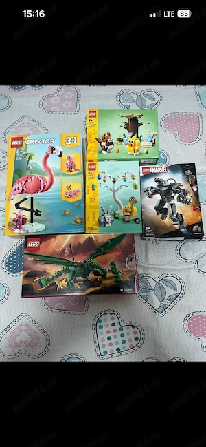 Vand Lego copii diverse modele pret 50 per bucata in afara de vulpe 100 lei valabil in cta  - imagine 2