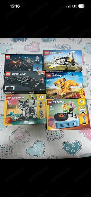Vand Lego copii diverse modele pret 50 per bucata in afara de vulpe 100 lei valabil in cta 