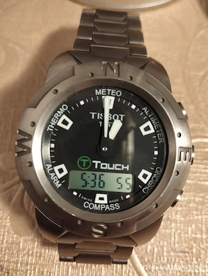 Tissot T Touch Titan,Meteo,Altimetru,Compas,Chronograph,Alarma