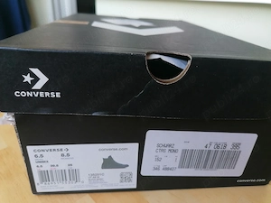 Tenisi unisex Converse Chuck Taylor All Star Hi Leather piele naturala marimea 39.5 - 40 noi in cuti - imagine 5