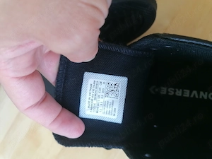 Tenisi unisex Converse Chuck Taylor All Star Hi Leather piele naturala marimea 39.5 - 40 noi in cuti - imagine 4