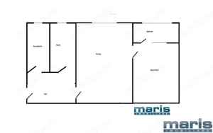 Vanzare apartament 2 camere Tudor Dacia mobilat. - imagine 7