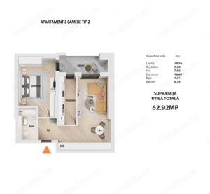 De vanzare apartament 2 camere  Politehnica - imagine 9