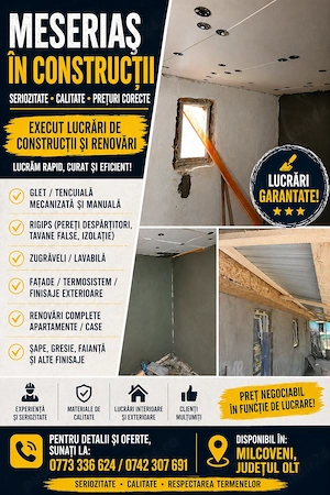 Meseriași construcții și amenajări 