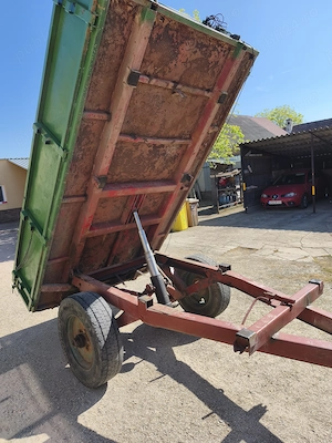 Vând remorcă monoax basculabil 2RPV tip Megidia  - imagine 3