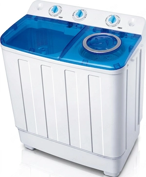 Masina de spalat rufe semi-automata 7.5 Kg, Storcator Ultra-Puternic 1400 RPM, Putere 360W
