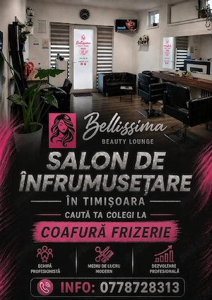 Salon de infrumusetare in continua dezvoltare cauta colegi!