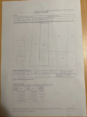 Vând teren intravilan 1100m 