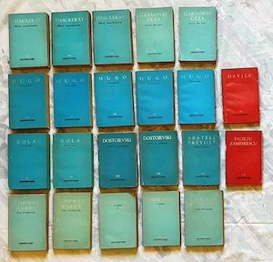 lot de 22 de volume din colectia biblioteca pentru toti bpt b p t. titluri complete