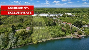Preț ajustat | Teren 12.000 mp cu deschidere la lac de 44 m | Izvorani