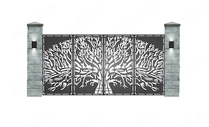 Confecții metalice CNC | garduri, panouri decorative