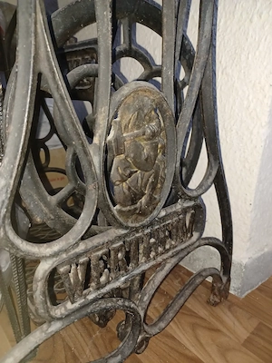 Mașină de cusut antică Wertheim - imagine 3