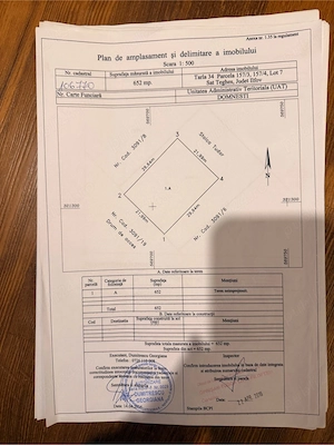 Teren intravilan de vânzare   Domnești, sat Țegheș | 652 mp | Ideal dezvoltare rezidențială - imagine 7