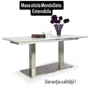 Masa sticla securizata Mondo Seta