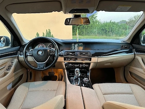 Bmw f10 520i 2.0 benzina an 2012 automata unic proprietar fiscal pe loc    - imagine 9
