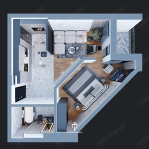 DIRECT DE LA DEZVOLTATOR | Apartament cu o camera | 0% Comision - imagine 13