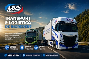 Angajăm Șofer Profesionist C+E   Transport Intern 
