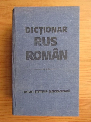 Gh. Bolocan - Dictionar rus roman , 1985 , cartonata 1704 pagini