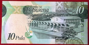 Bancnota Botswana 10 P**a 2014 - imagine 2