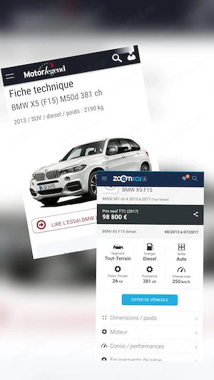  BMW X5 (F15) M50D FULL BLACK SUV familiar 7 locuri - imagine 2