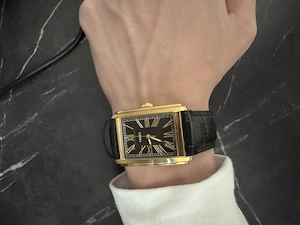 Ceas Fossil Carraway FS6091 - Elegant, Stil Retro, Curea Piele Neagră - imagine 4