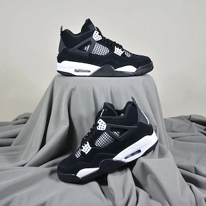 Pantofi Sport Air Jordan 4 White Thunder- 100% originali
