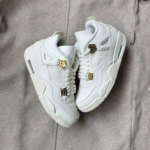 Pantofi Sport Air Jordan 4 Metallic Gold - 100% originali